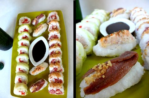 Nigiri sushi ibérico